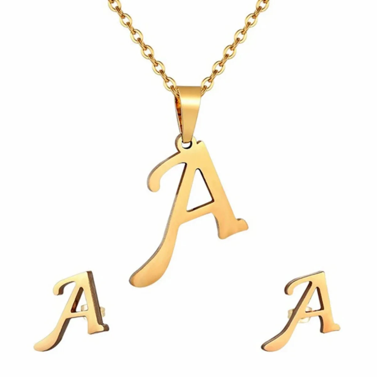 Initial Earrings
