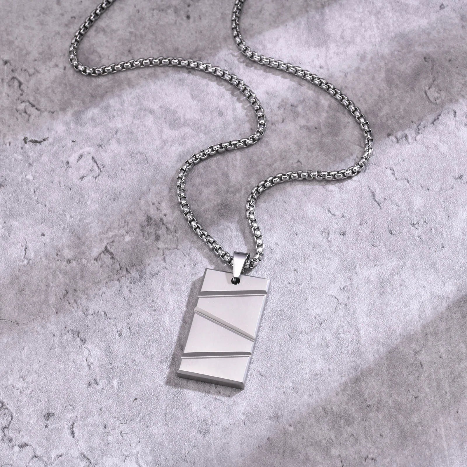 Tag Pendant Necklace