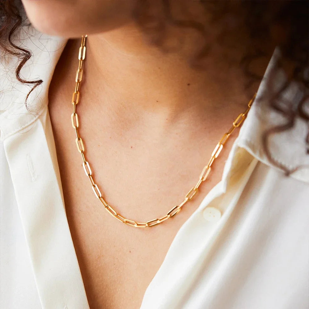 Paperclip Chain Necklace