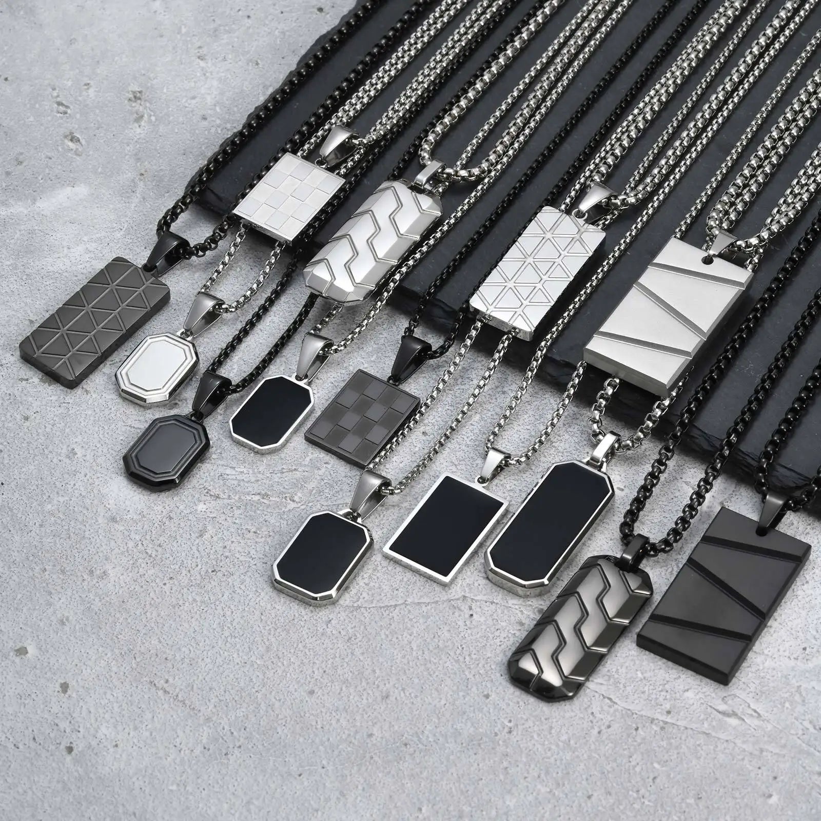 Tag Pendant Necklace