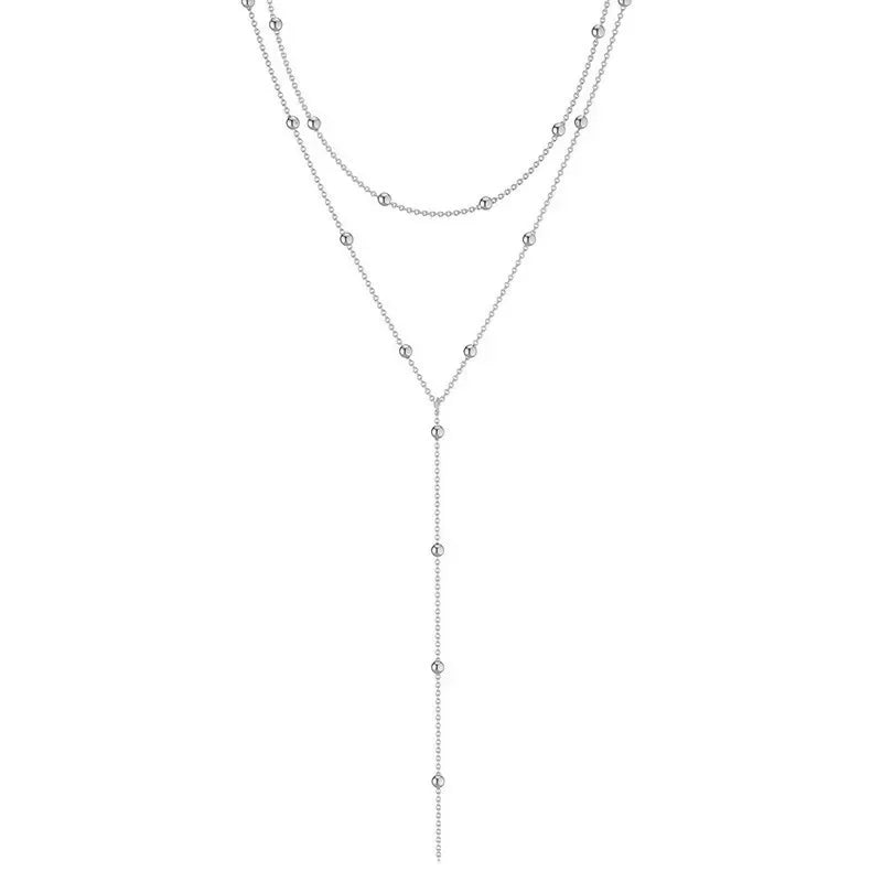 Layered Geometric Necklace