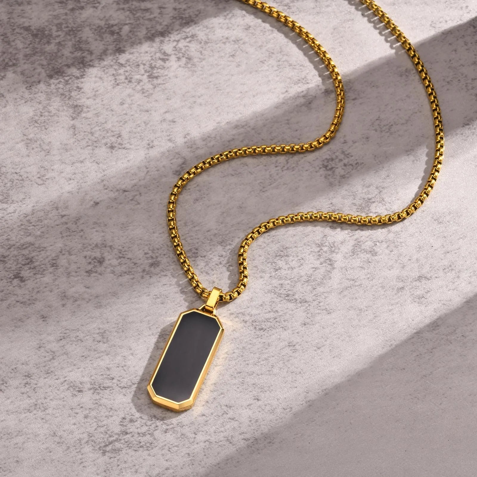 Tag Pendant Necklace