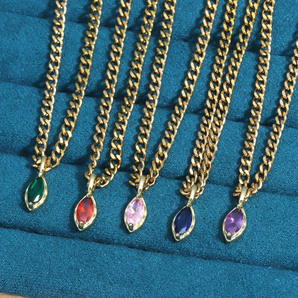 Pendant Zirconia Necklace