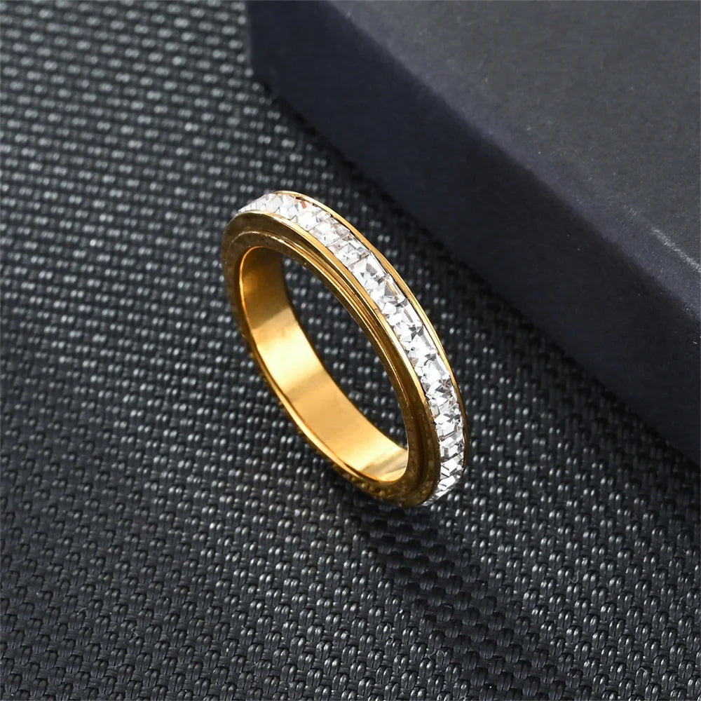 Spinner Crystal Ring