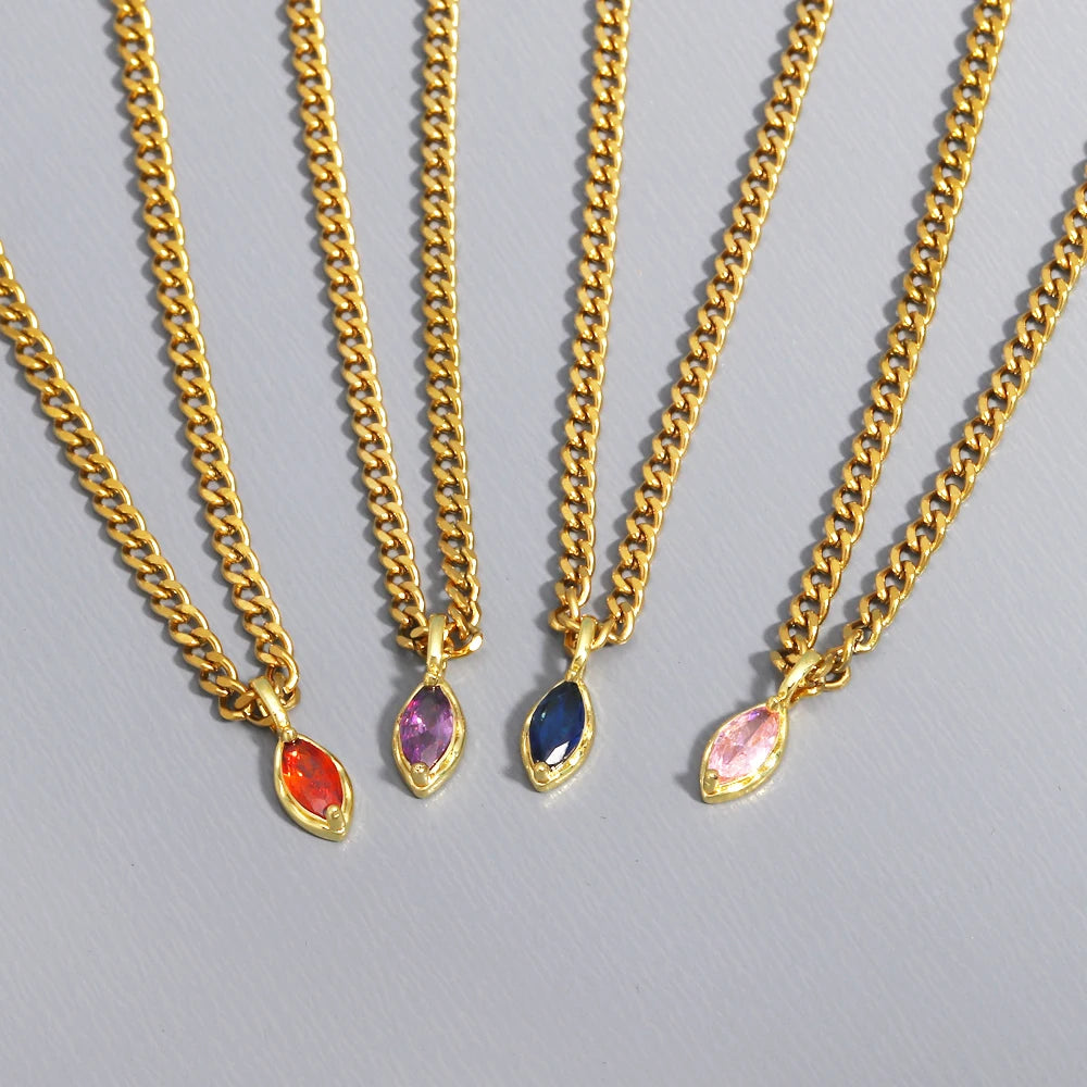Pendant Zirconia Necklace