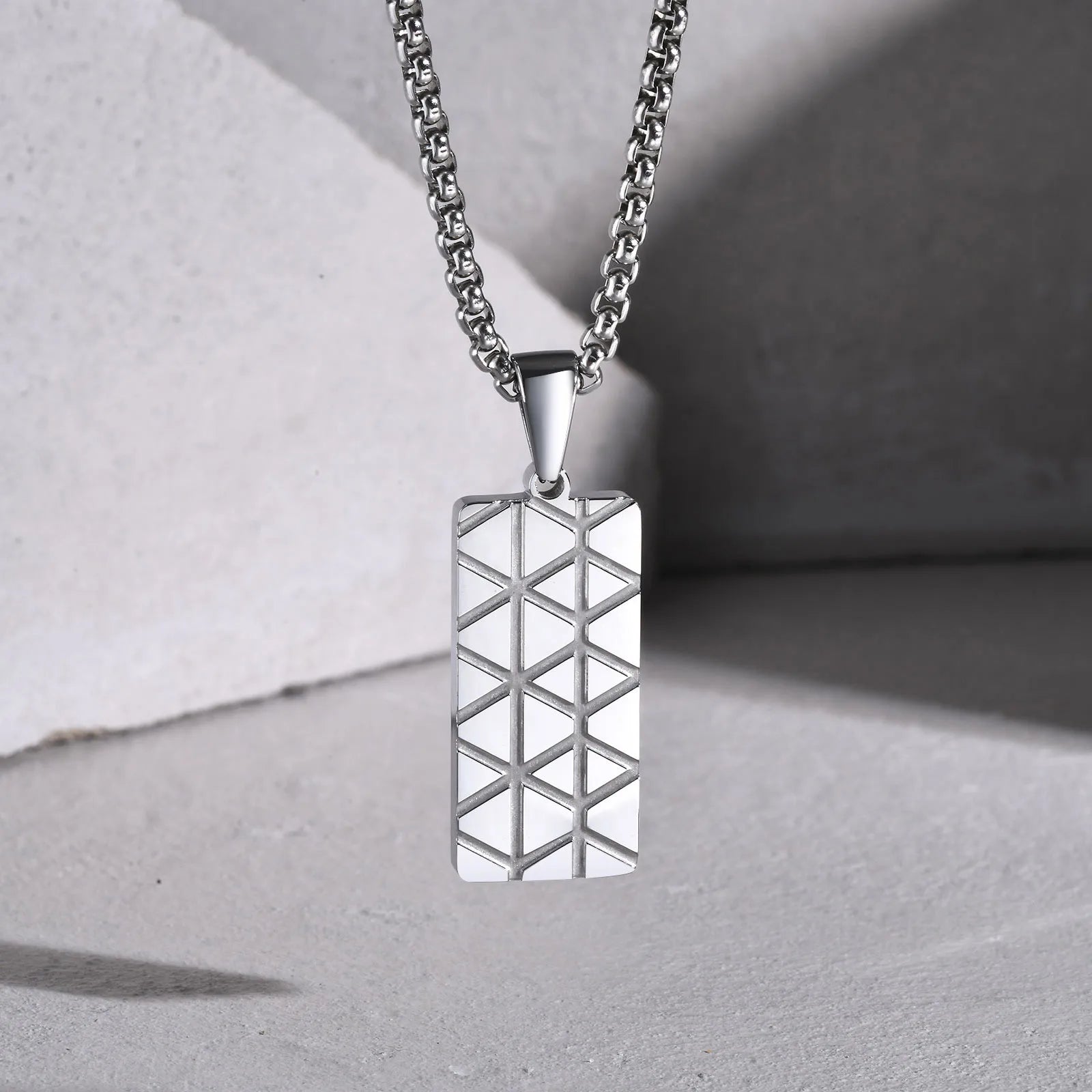 Tag Pendant Necklace