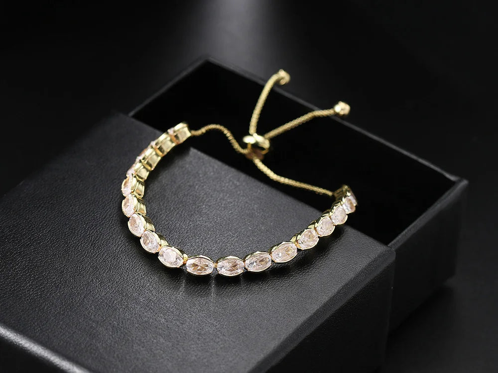 Tennis Crystal Mixed Shape Bracelet