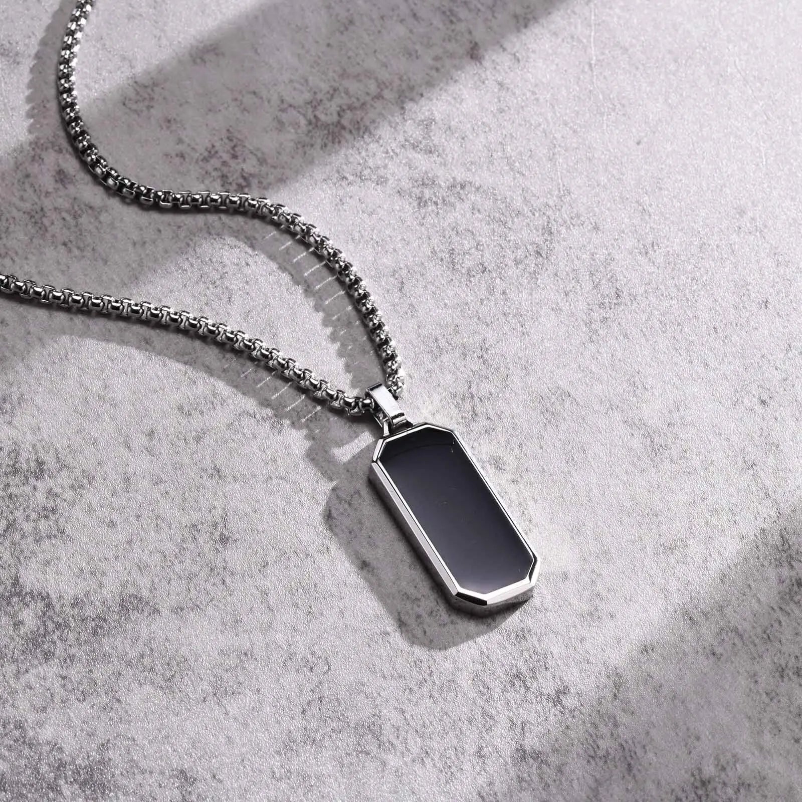 Tag Pendant Necklace
