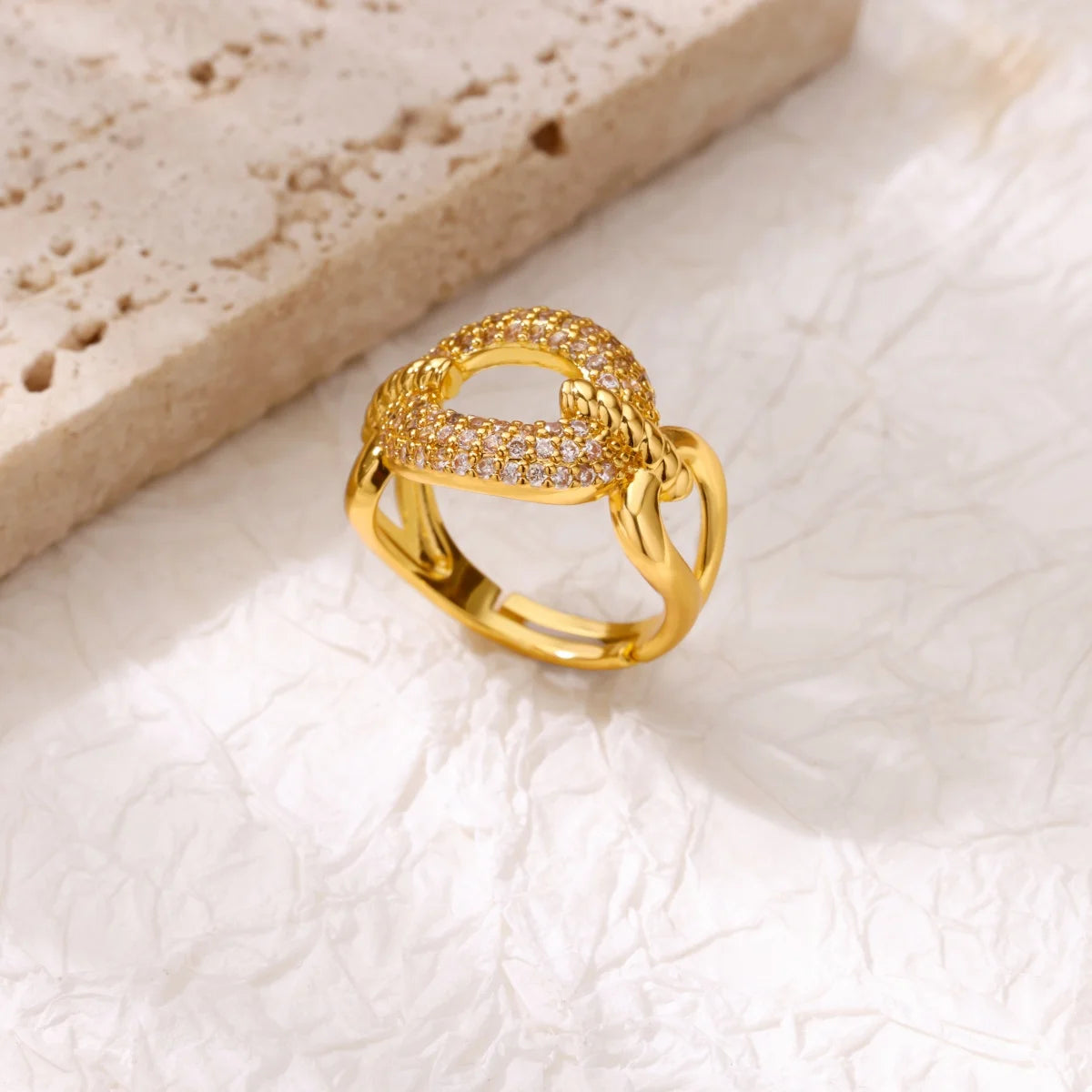 Geometric Charm Ring