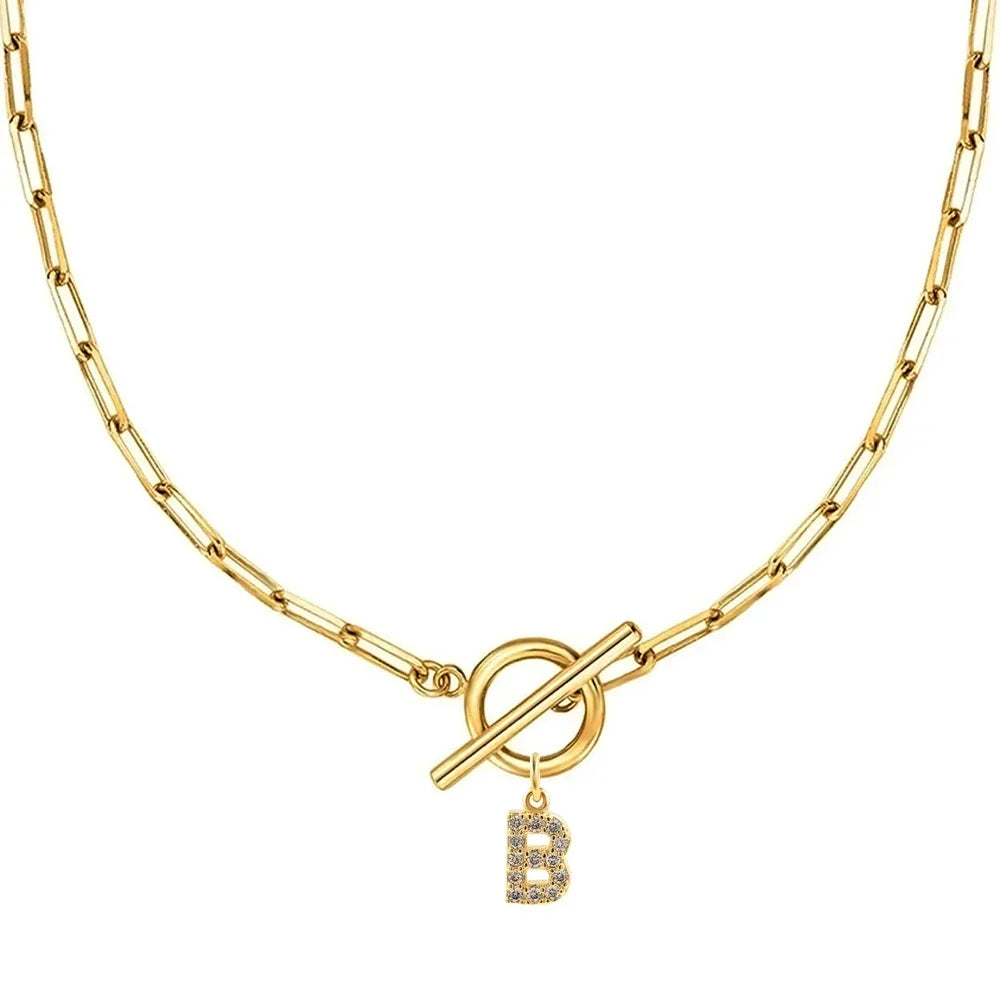Pendant Initial Necklace