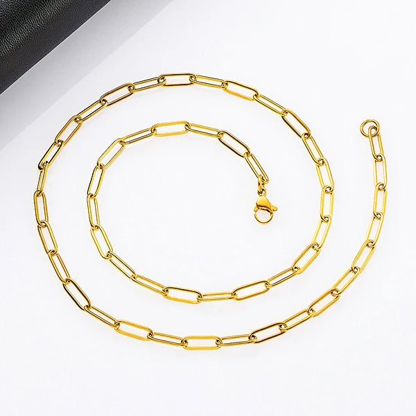 Paperclip Chain Classic Necklace