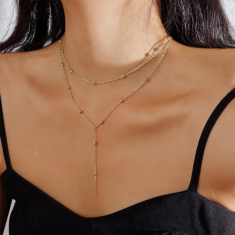 Layered Pendant Bead Edition 2 Necklace