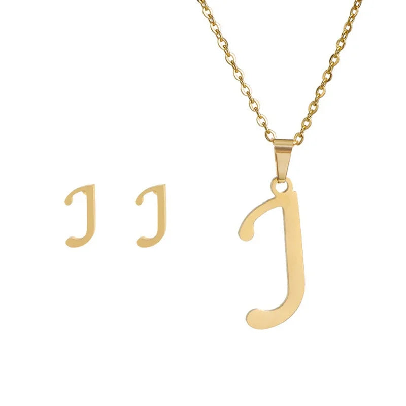 Initial Earrings