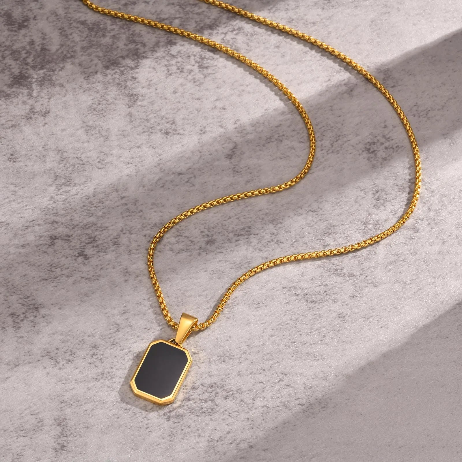 Tag Pendant Necklace