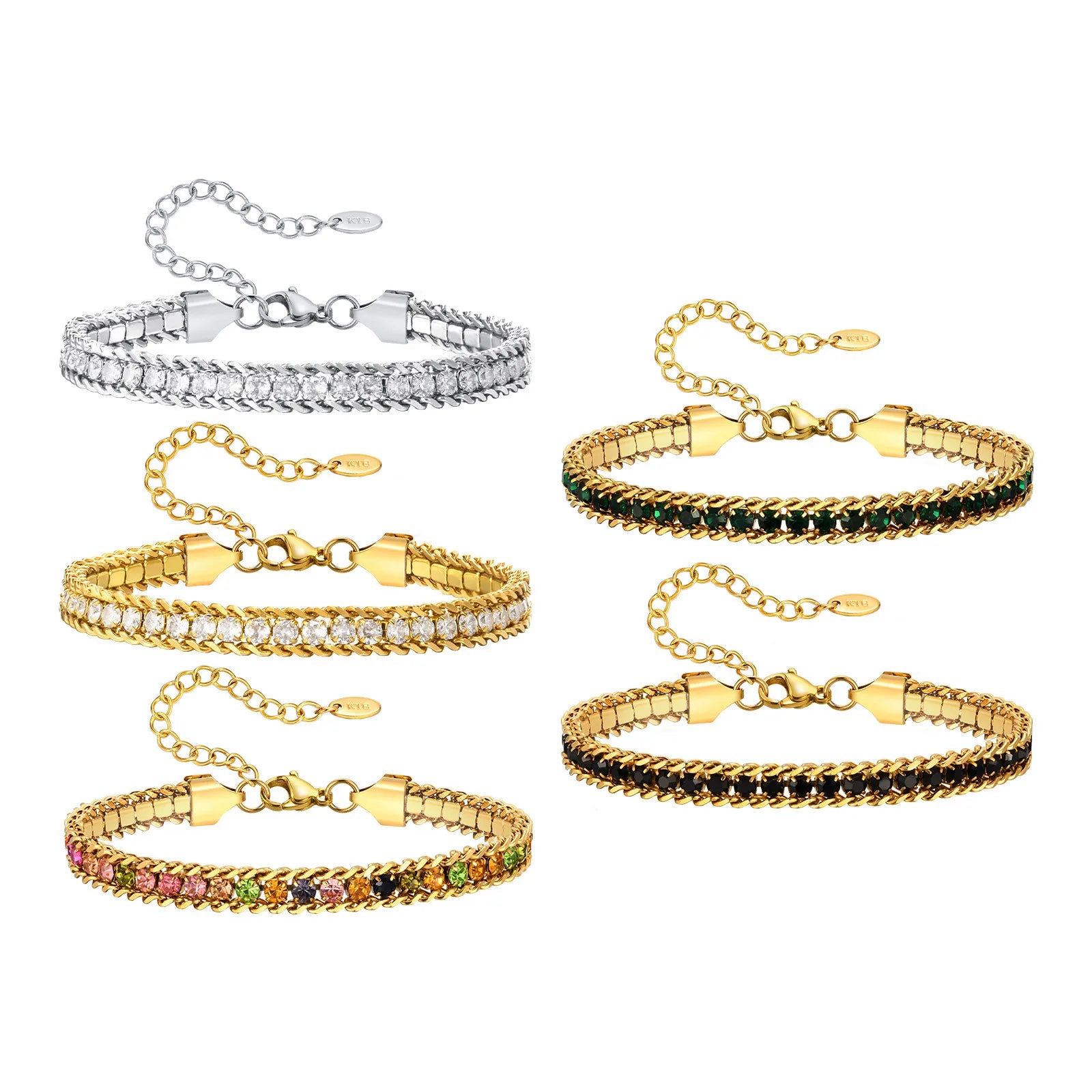 Tennis Zirconia Charm Edition 2 Bracelet