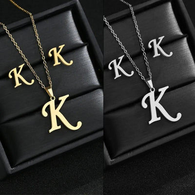 Initial Earrings