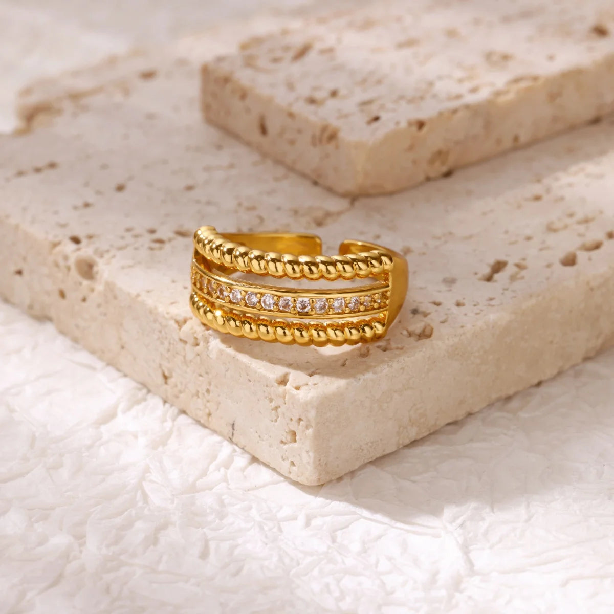 Geometric Charm Ring