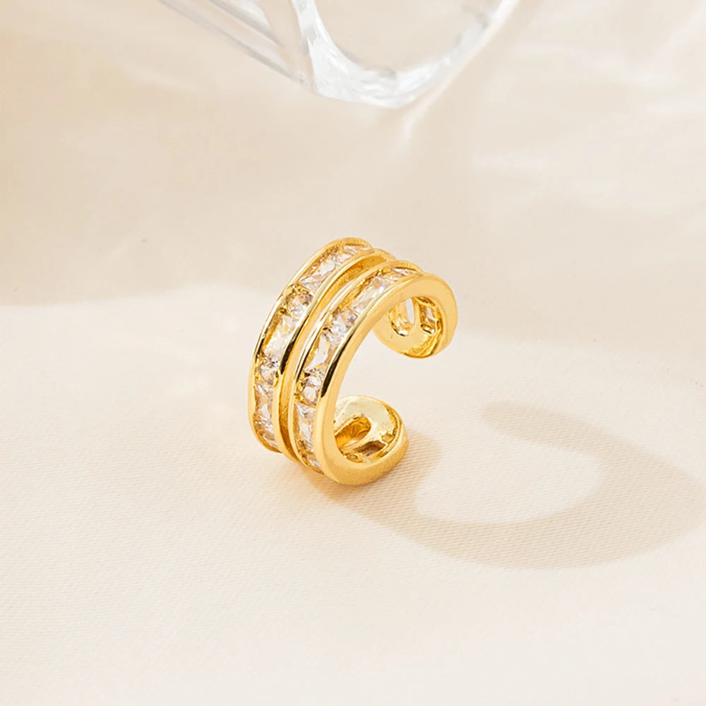 Sparkling Zirconia Earrings