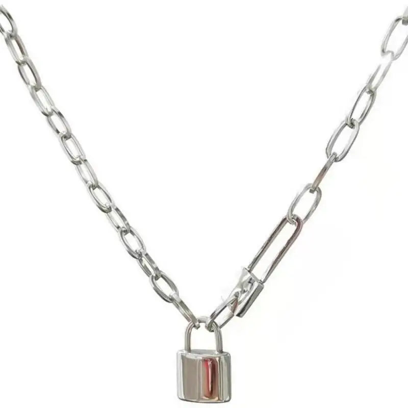 Lock Pendant Necklace