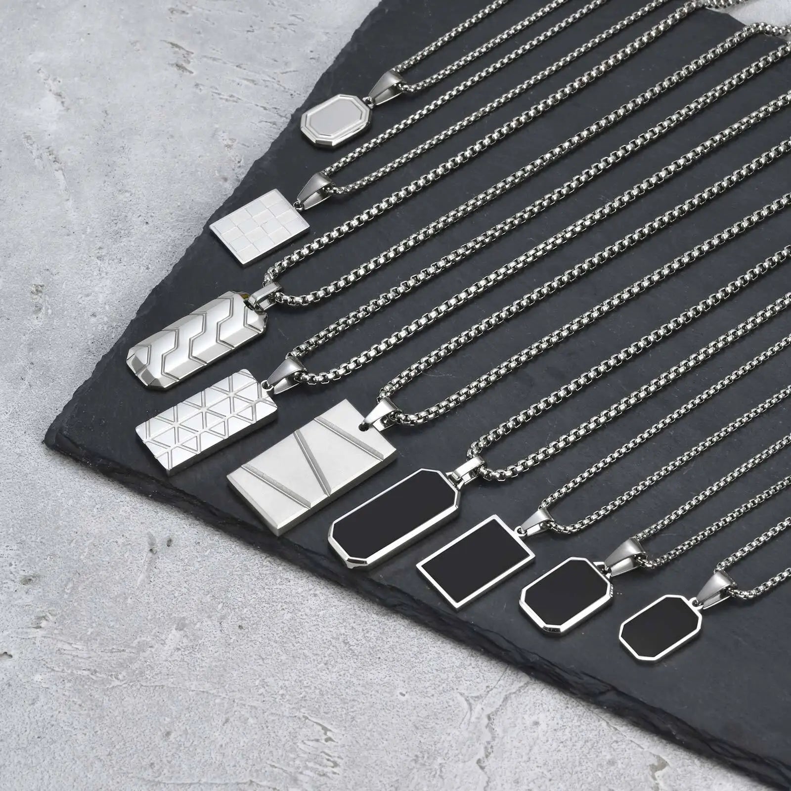 Tag Pendant Necklace