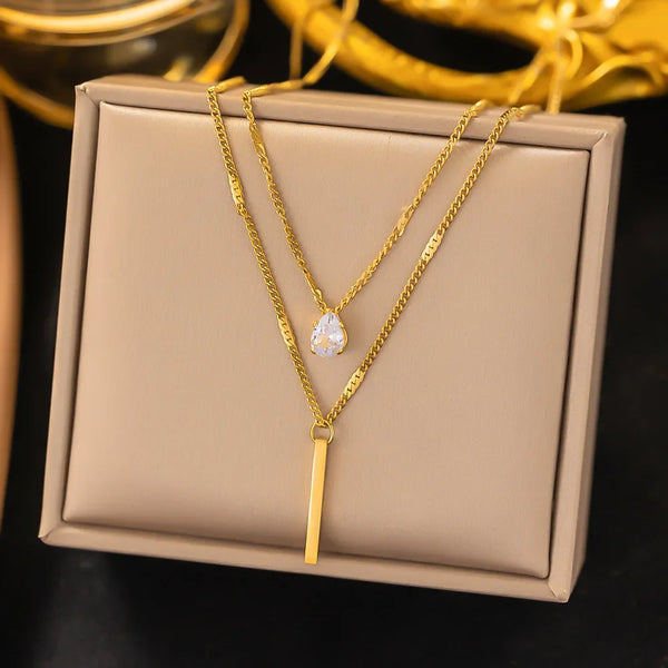 Collier Multi-rangs Classique classique 2