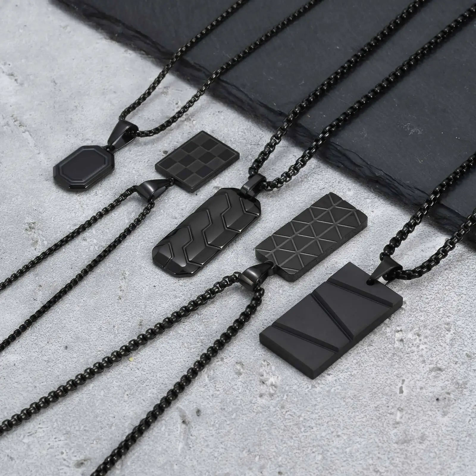 Tag Pendant Necklace