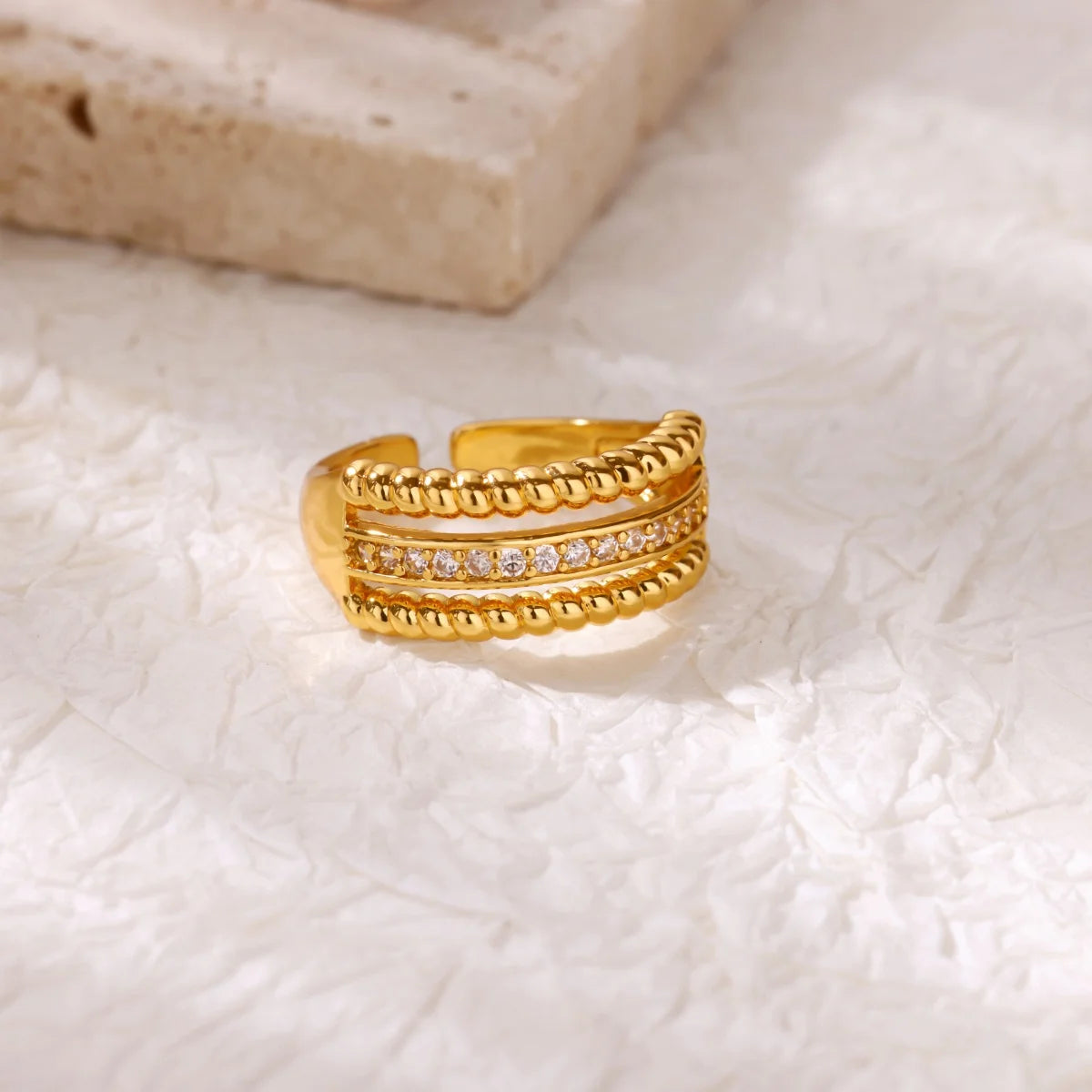 Geometric Charm Ring
