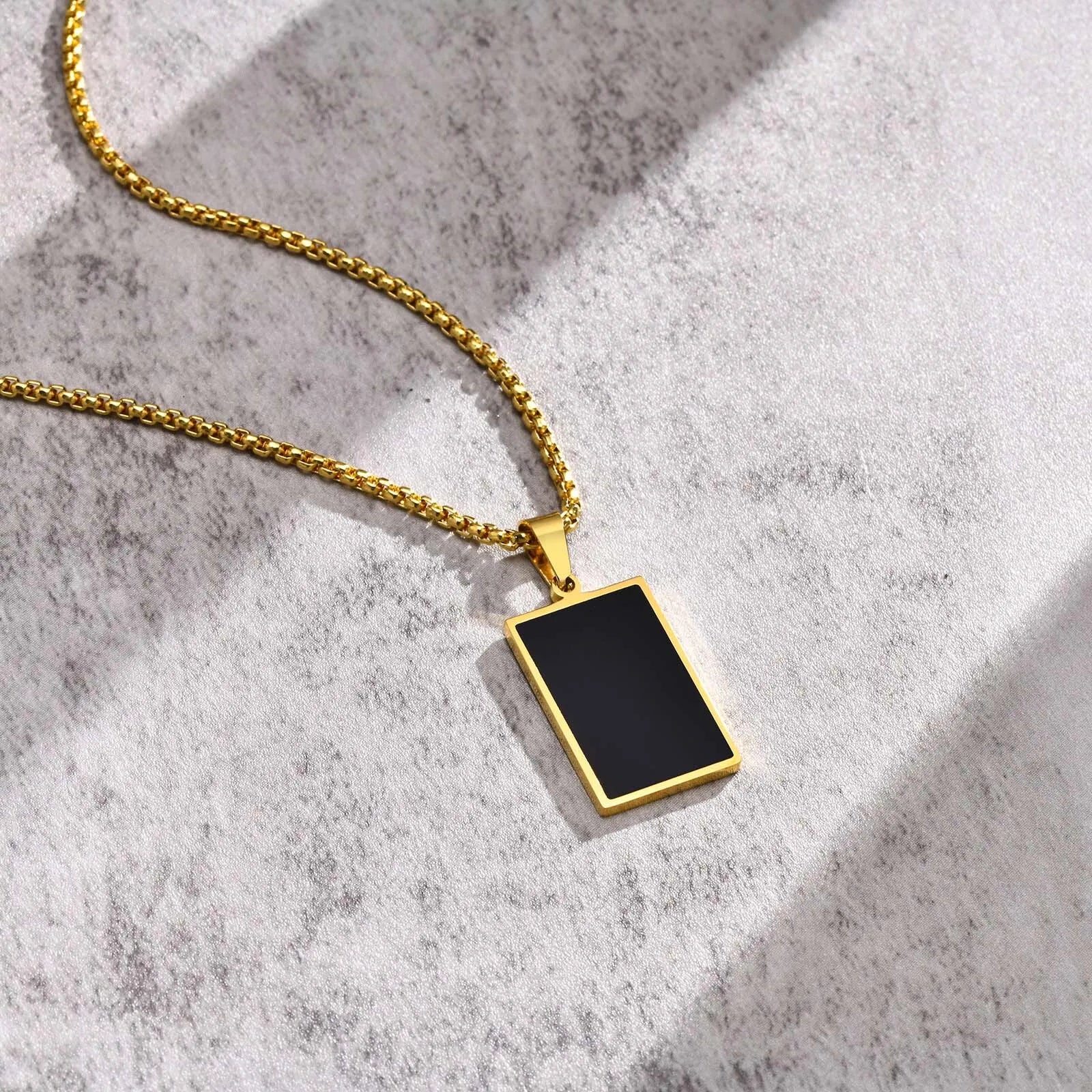 Tag Pendant Necklace