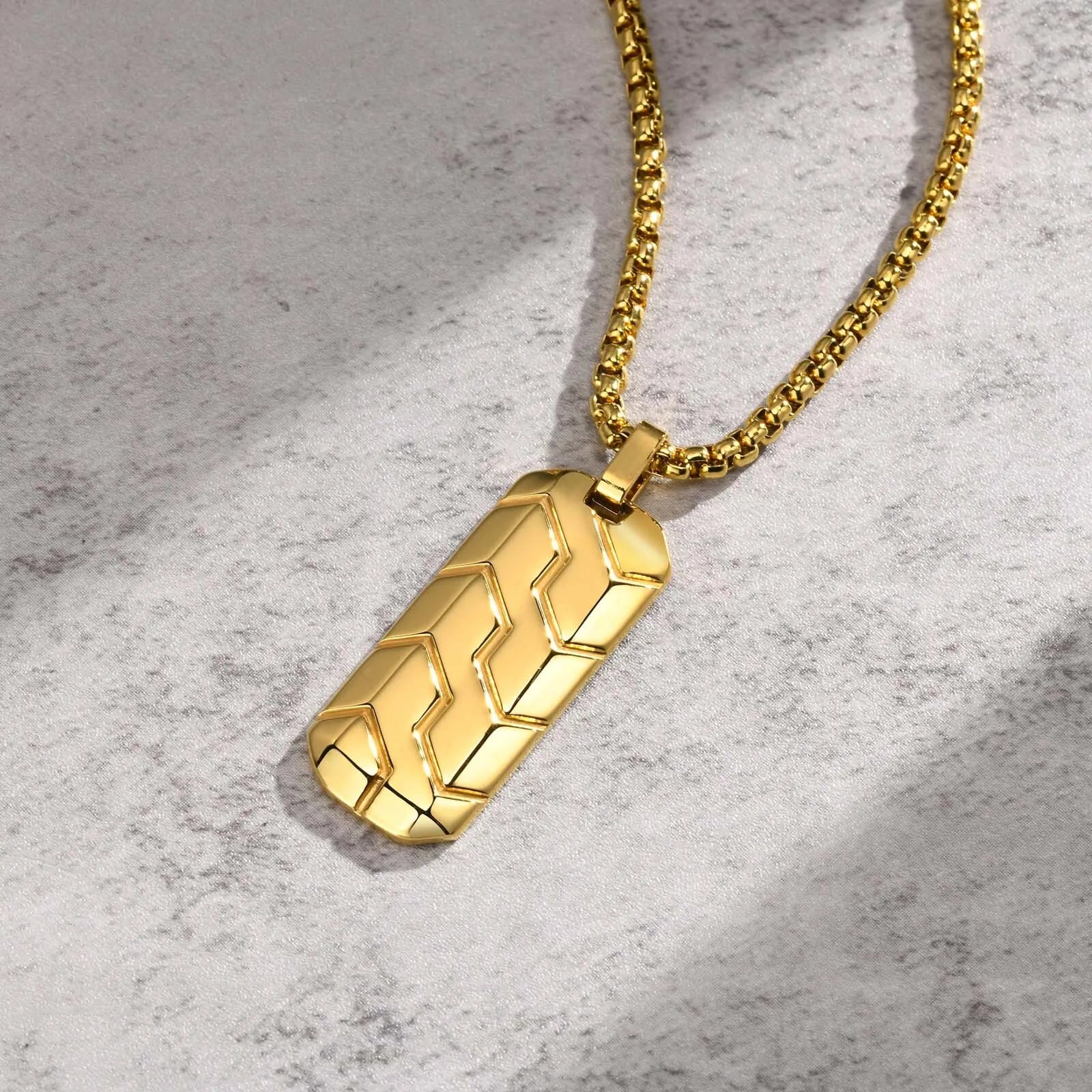 Tag Pendant Necklace