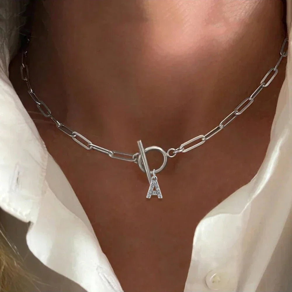 Pendant Initial Necklace
