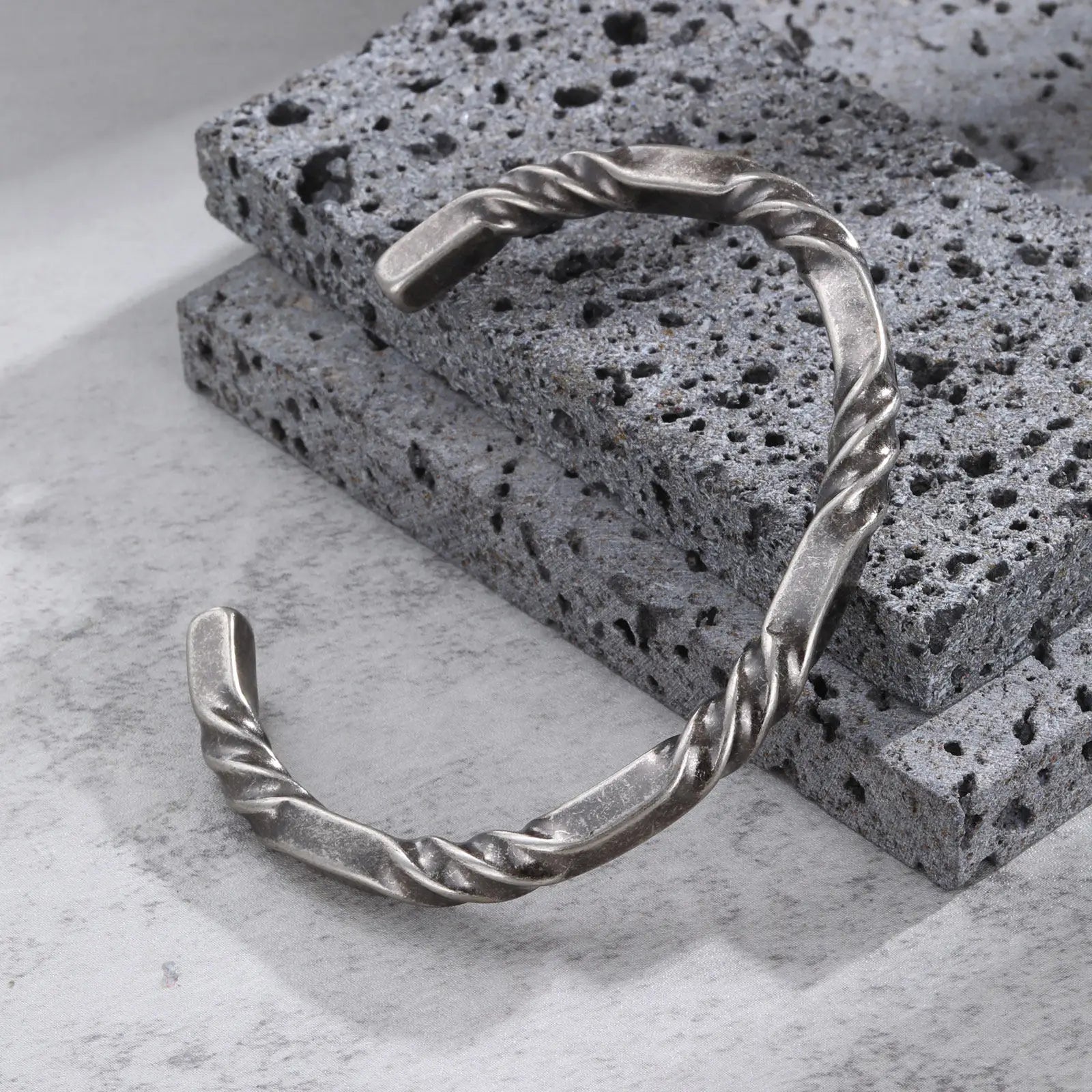 Geometric Bangle Bracelet