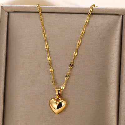 Heart Pendant Love Necklace