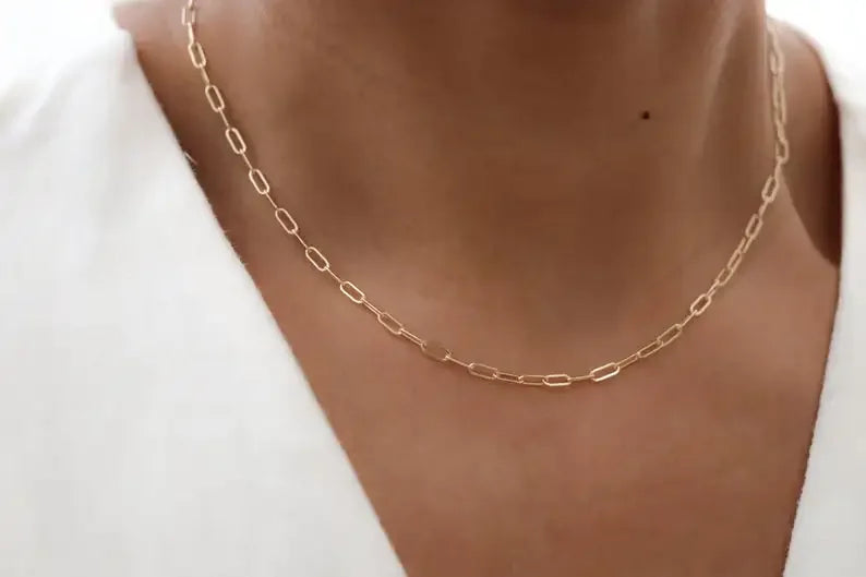 Paperclip Chain Necklace