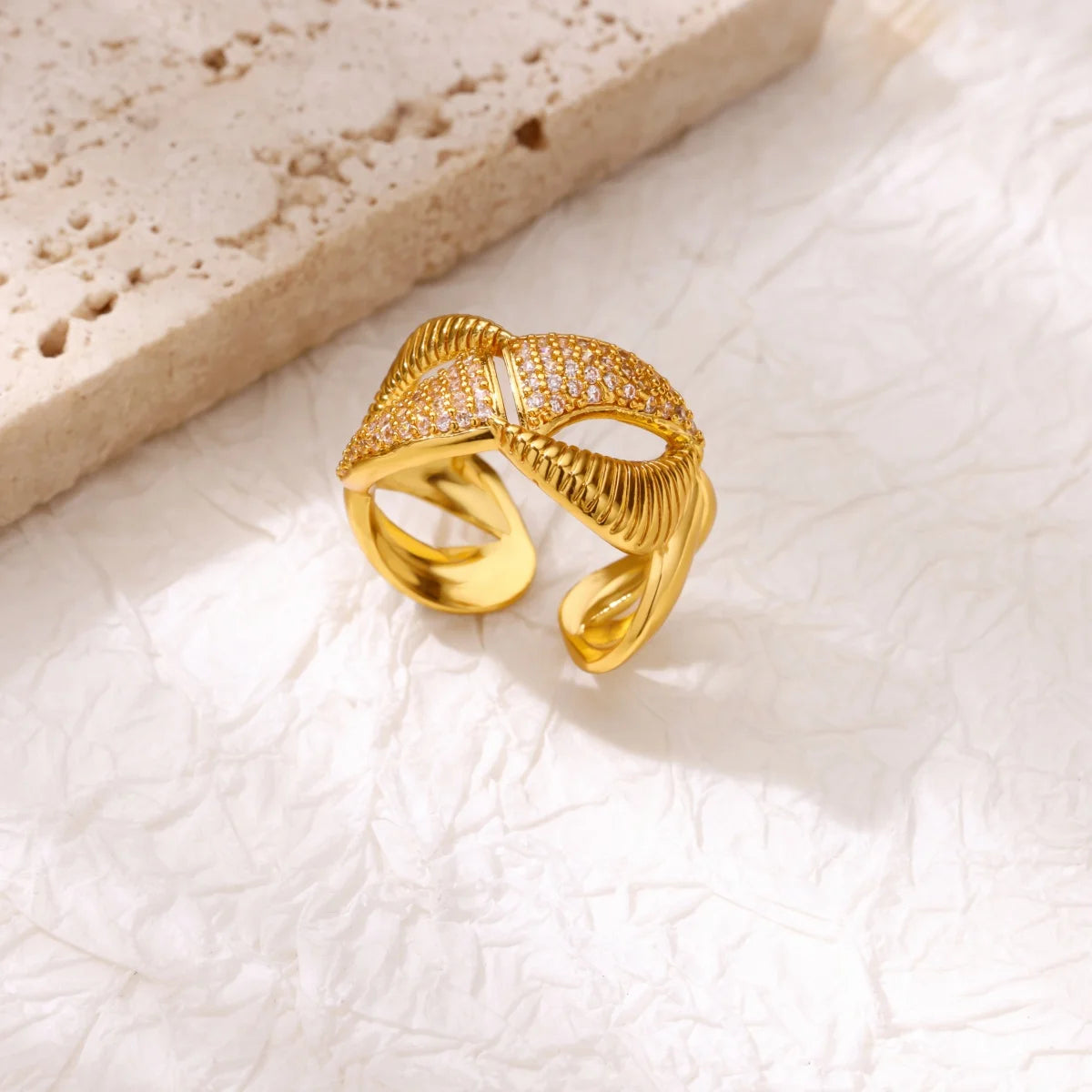Geometric Charm Ring
