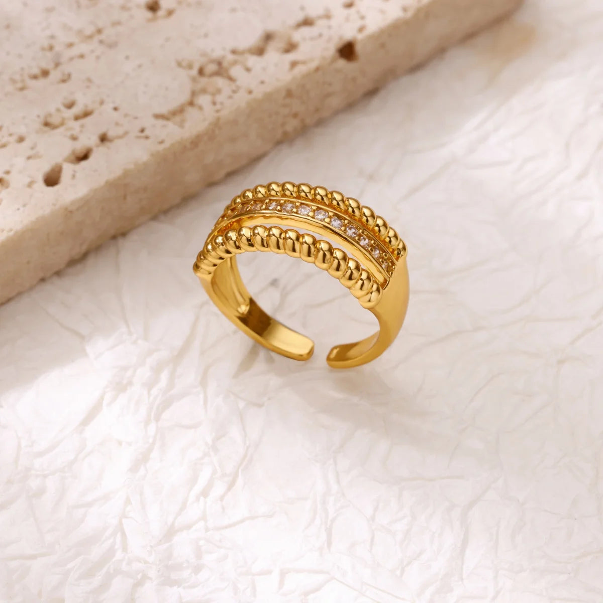 Geometric Charm Ring
