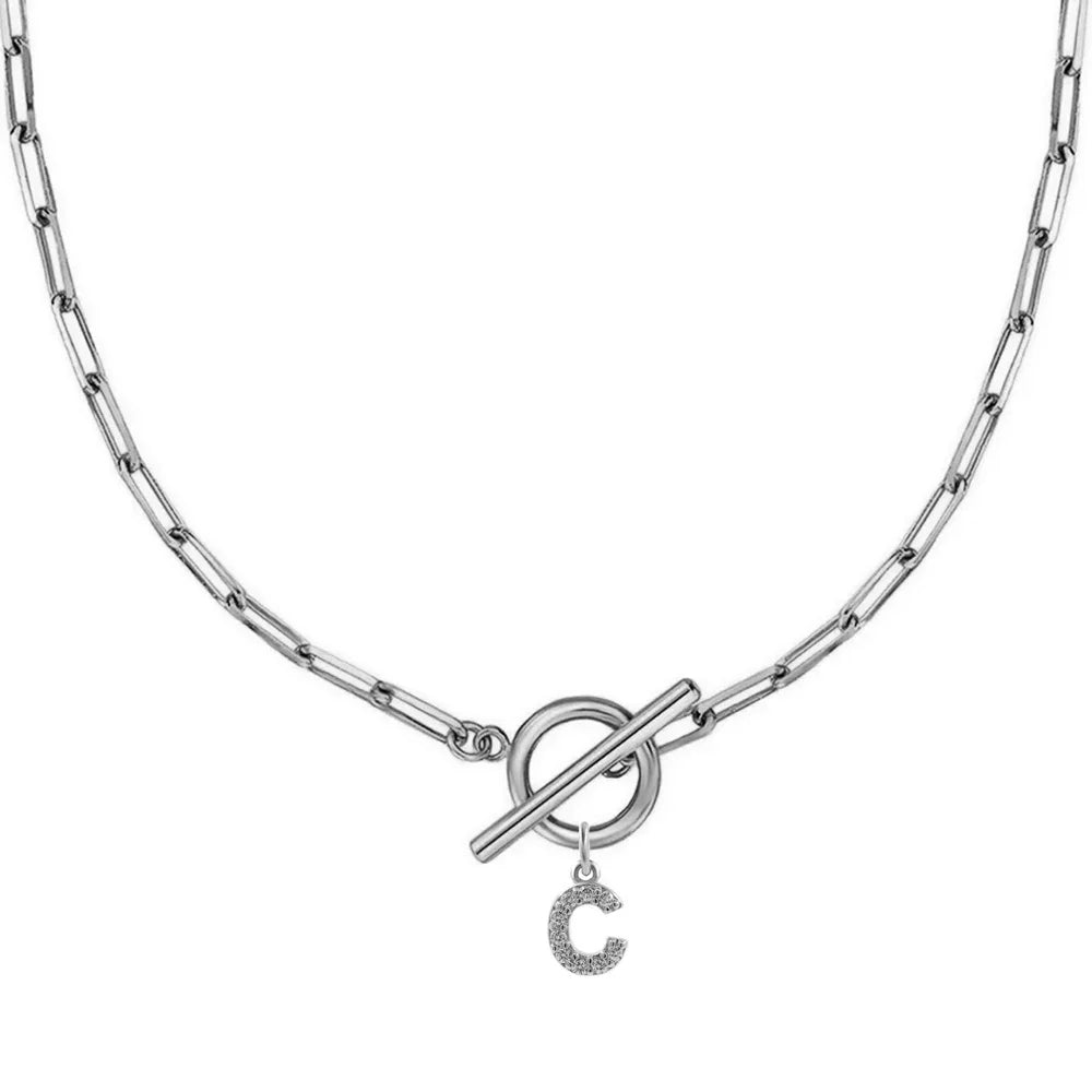 Pendant Initial Necklace