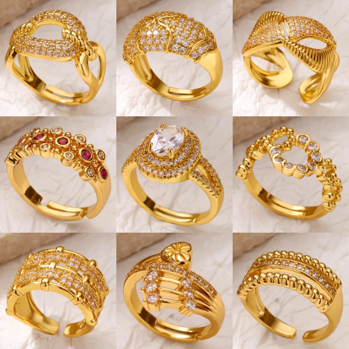 Geometric Charm Ring