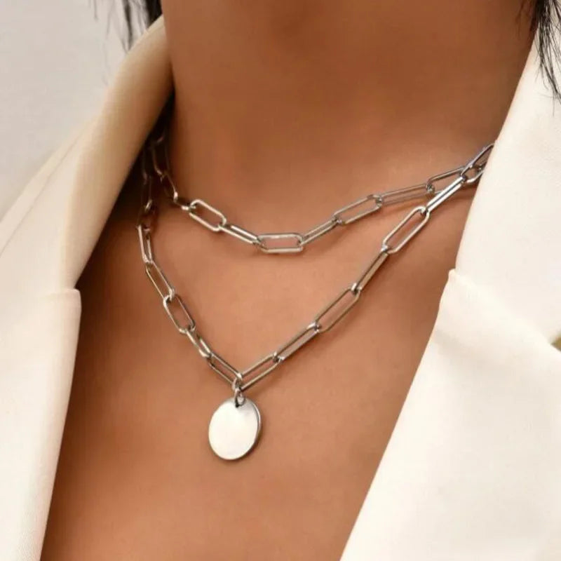 Snake Chain Layered Classic 3 Necklace