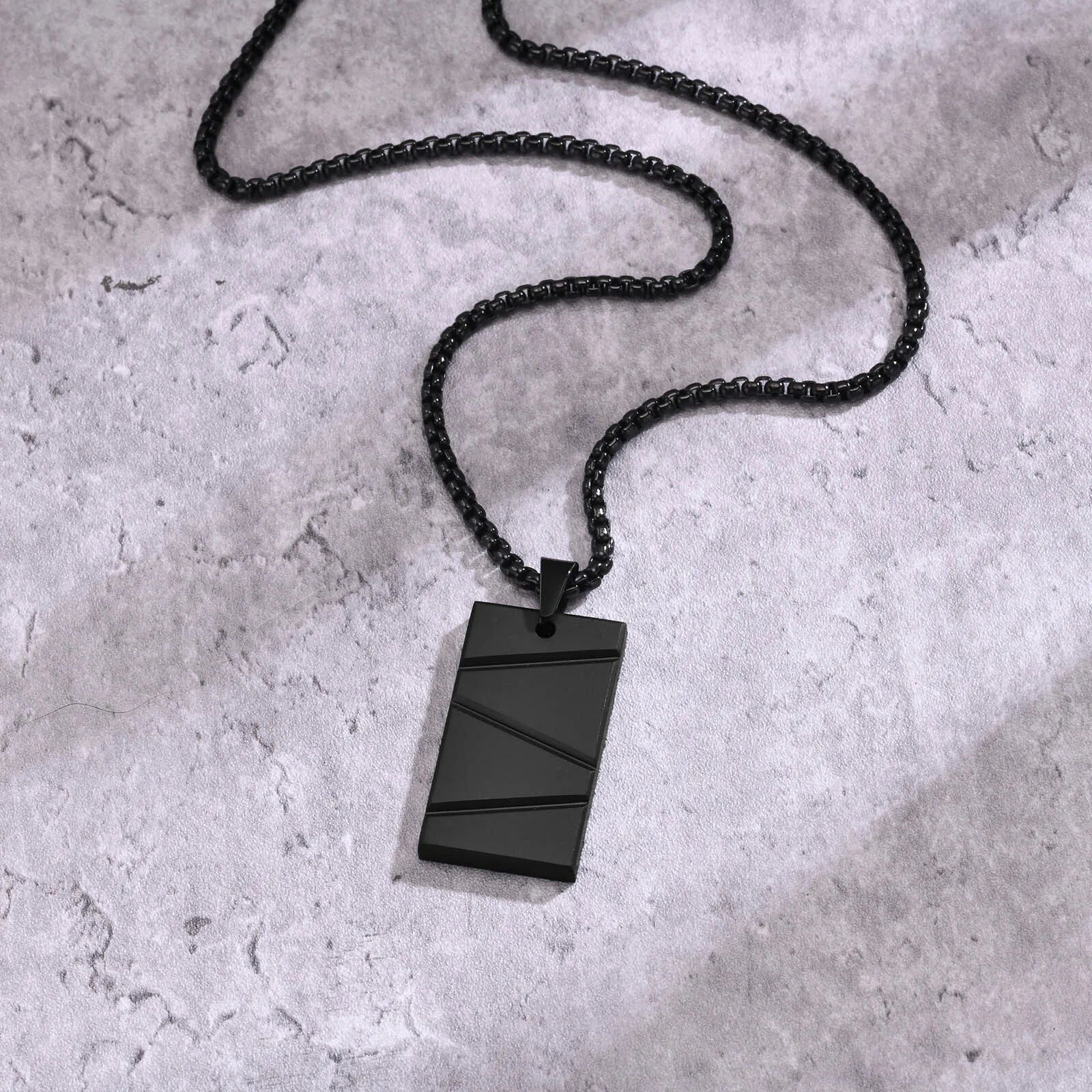 Tag Pendant Necklace