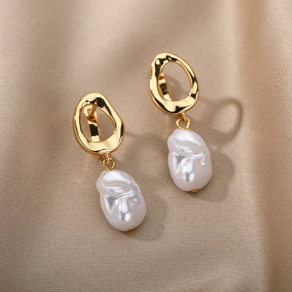 Heart Zirconia Earrings