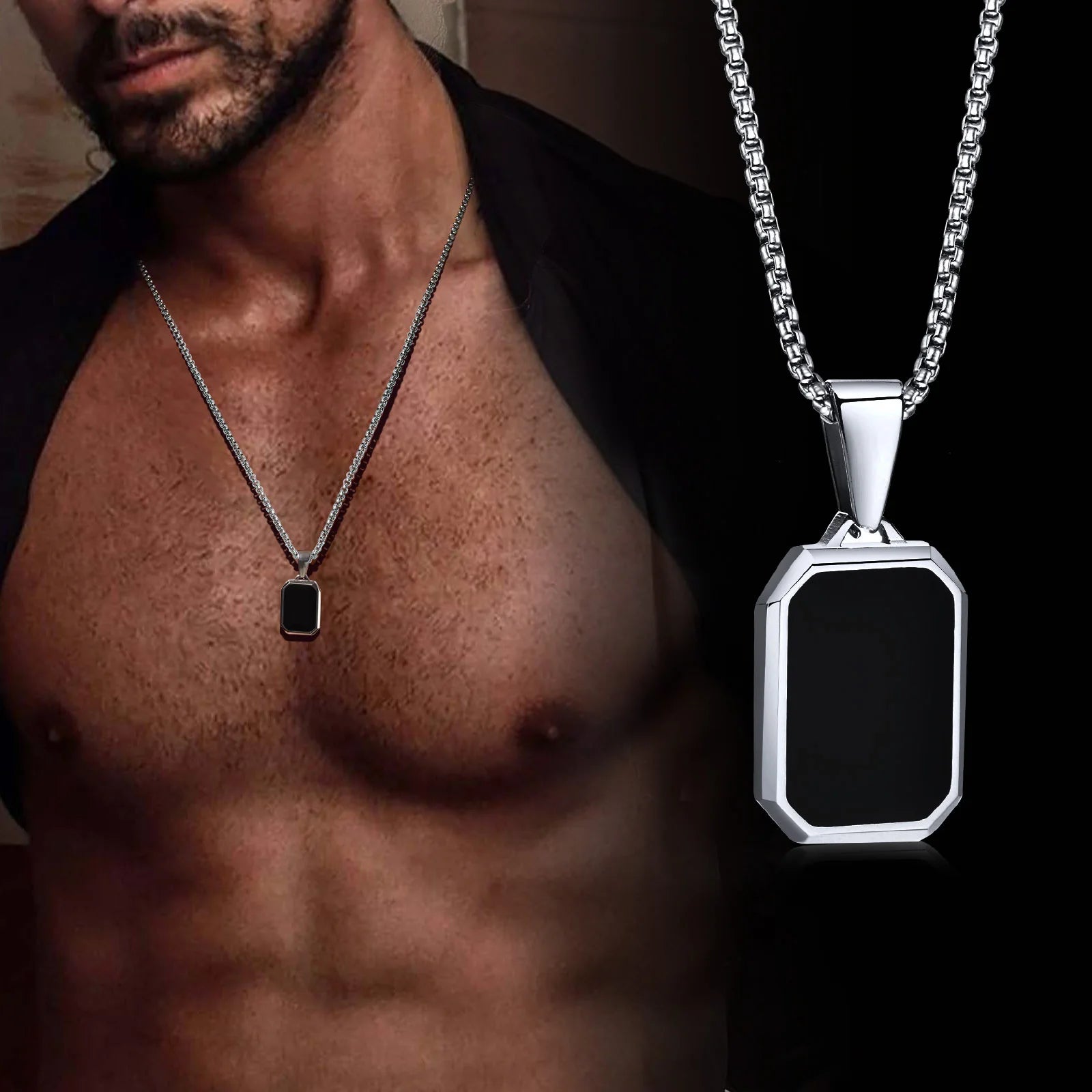 Tag Pendant Necklace