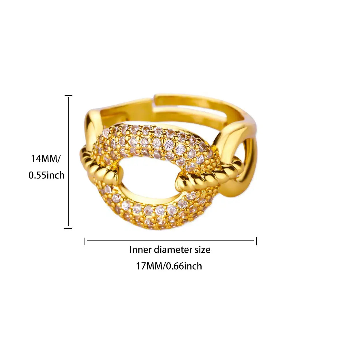 Geometric Charm Ring