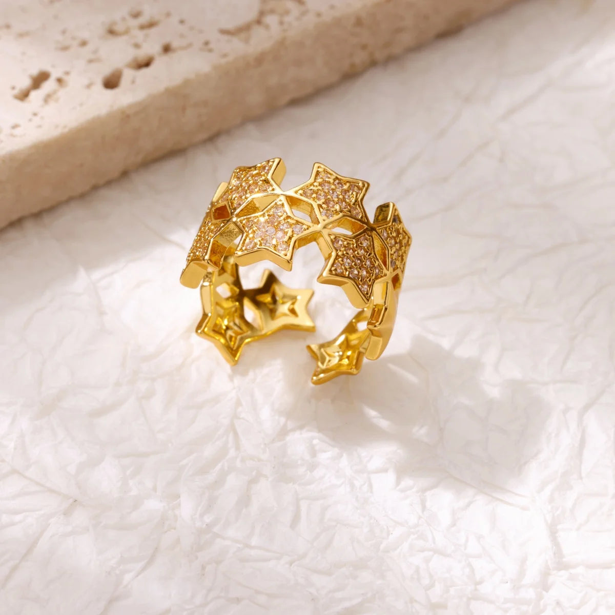 Geometric Charm Ring