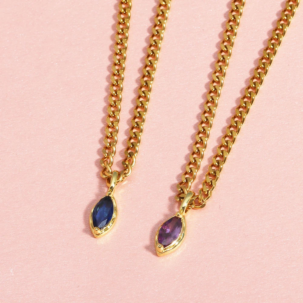 Pendant Zirconia Necklace