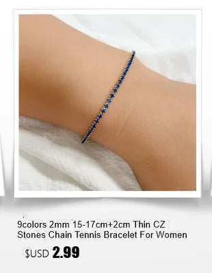 Tennis Cluster Bracelet
