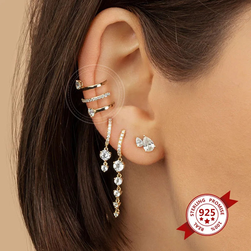 Classic Zirconia Classic 3 Earrings