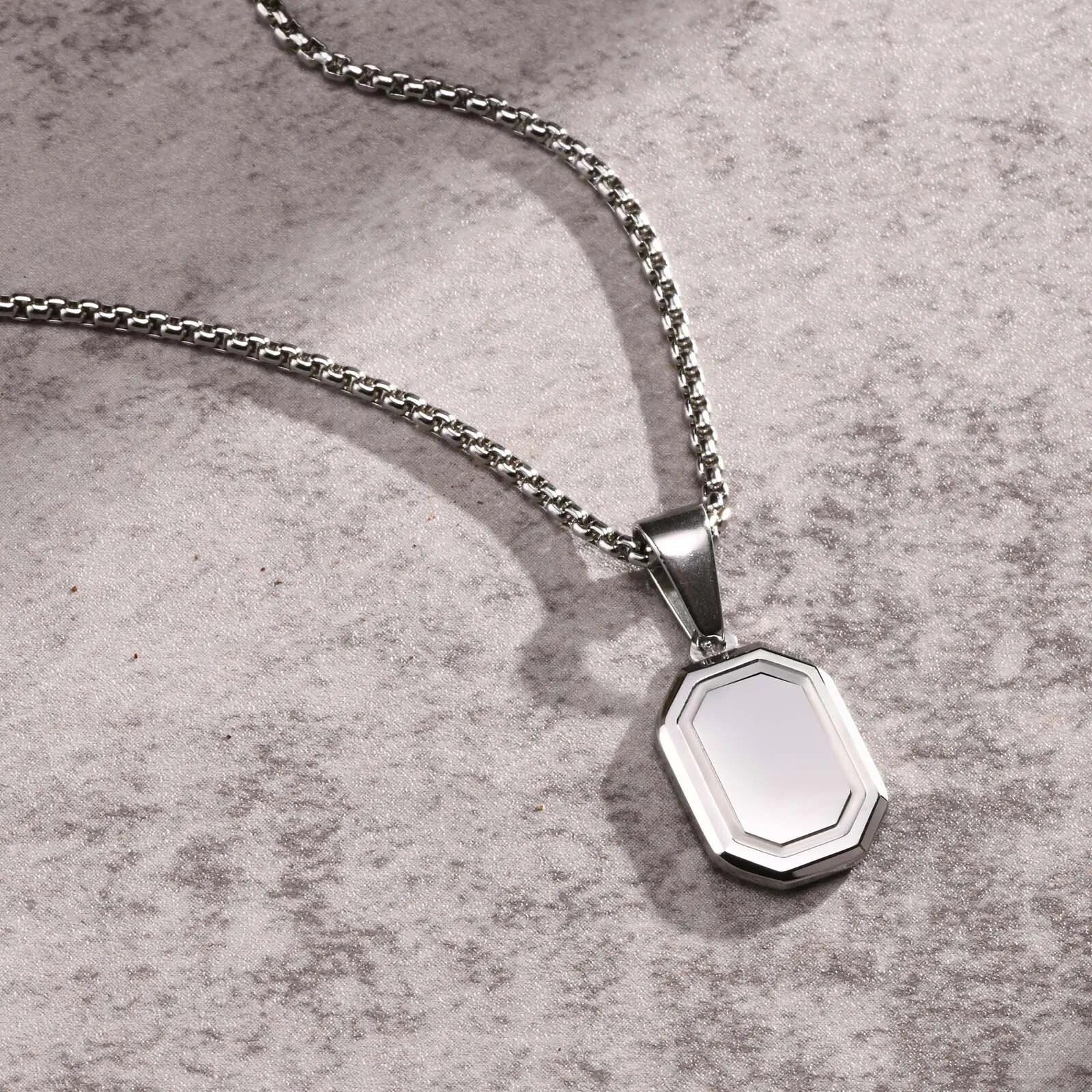 Tag Pendant Necklace