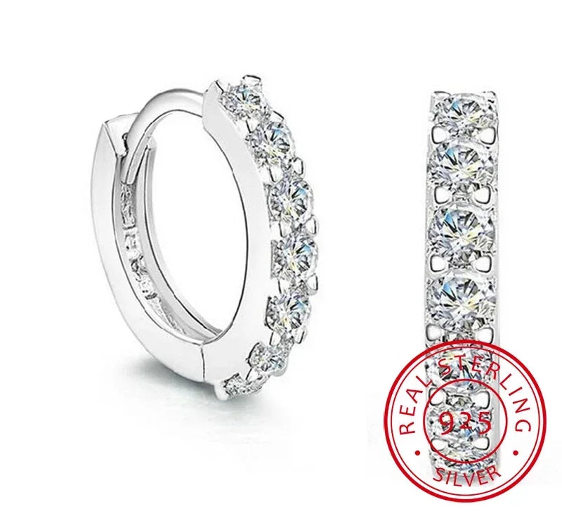 Zirconia Hoop Wedding Edition 2 Earrings