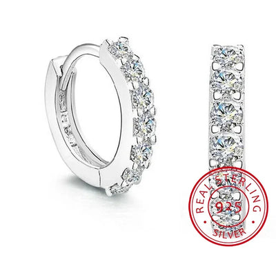Zirconia Hoop Wedding Edition 2 Earrings