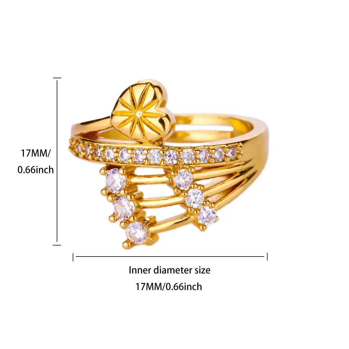 Geometric Charm Ring